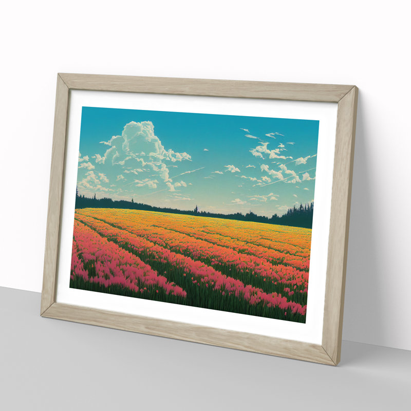 Spring Landscape Meadow Vol.7 - Single Picture Frame Print