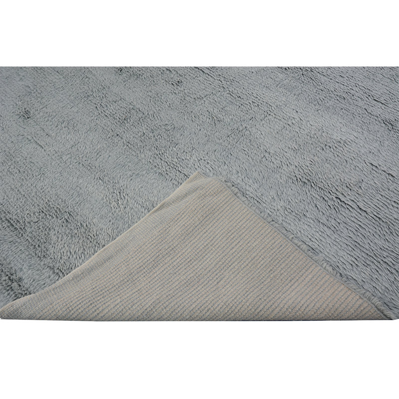 Tapis bleu clair de haute qualité noué à la main, Rectangle 10 pi x 14 pi