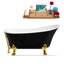1501.1mm x 701mm Soaking Acrylic Bathtub-828543086-828543087