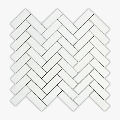 1" x 3" Herringbone / Chevron Mosaic Wall & Floor Tile