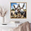 «Funny Animal Donkey Selfie» par The Creative Bunch Studio, reproduction d'art sur toile encadrée-1074205635