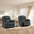 Rizk 40.16 W Oversize Super Soft Power Lift Recliner Chair For The Elderly With Massage & Heating & Dual Cupohlders & USB
