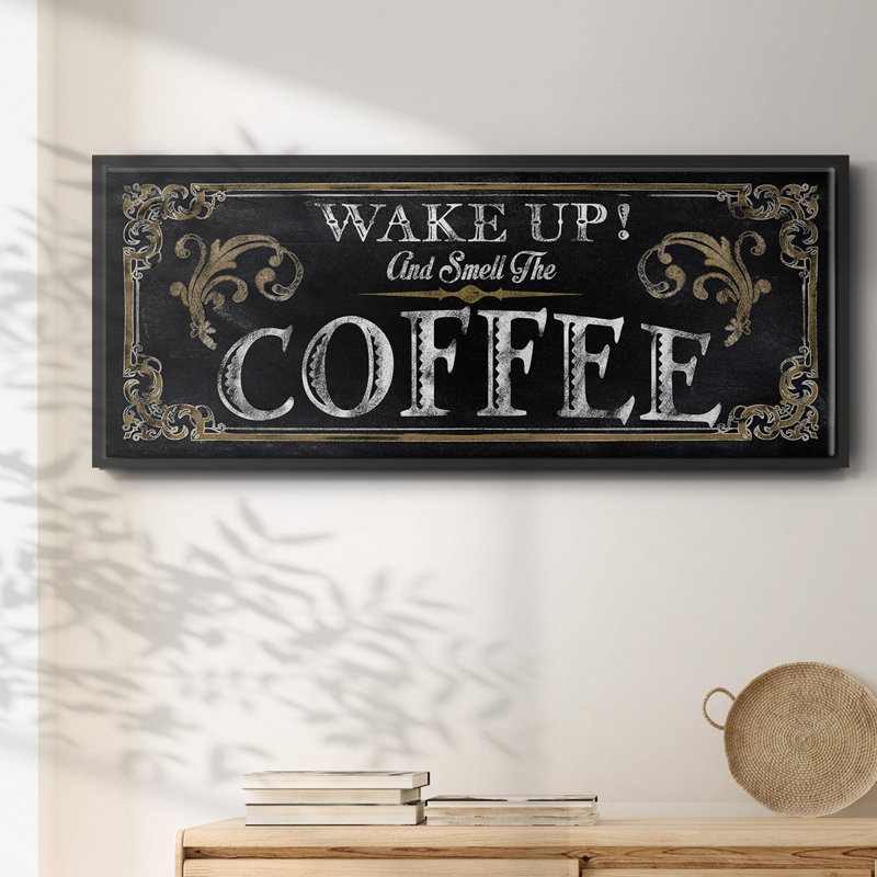 Wake Up! - Toile encadrée, H 20 po x l 50 po