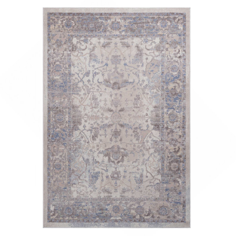 Collection Brown / Traditional Area Rug, Rectangle 5'3" x 7'6"