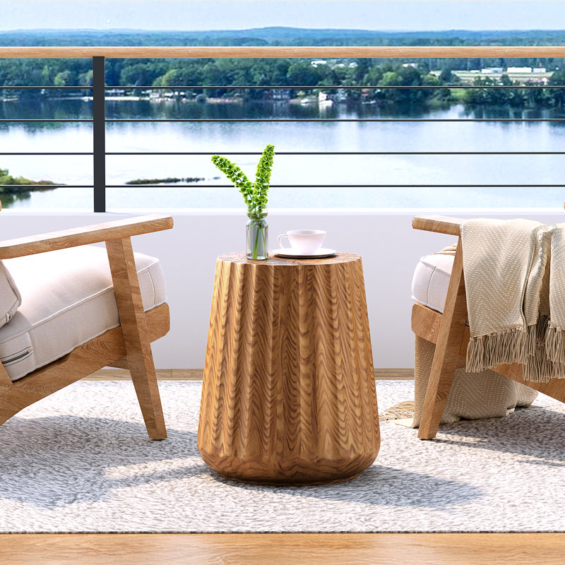 Concrete Outdoor Side Table, 1
