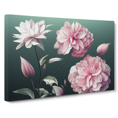 Great Flowers - Wrapped Canvas Print