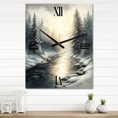 Jazzae - Landscape Lake Wall Clocks