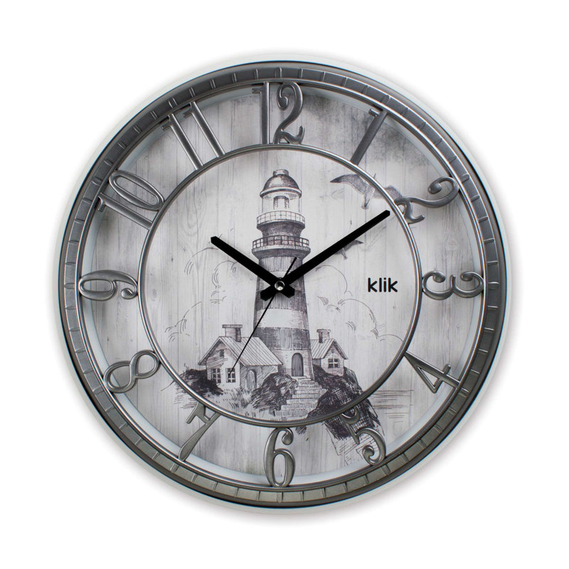 Stylish Decorative Wall Clock, 15.7 x 15.7 inches, Silver | Silent Sweep Movement, 90% Plastic & 10% Glass Material | Perfect for Home & Office Decor, Elegant Design with Modern Aesthetic