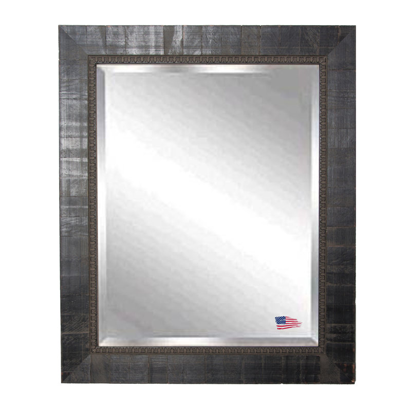 Miroir mural Benito, Ébène, H 32,5 po x l 26,5 po