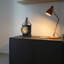 Analog Metal Battery Tabletop Clock Black