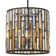 Gemma Key Three-Light Convertible Tall Drum Pendant w/ Crystal Rectangular Prisms