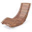 Chaise berçante en bois massif Colicia