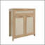 Buffet en rotin, armoire de rangement Farmhouse avec tablette réglable, armoire de cuisine avec tiroir Boho pour la salle à manger, la cuisine, le vestibule, le salon, le bois
