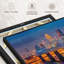 «Louisville Night Skyline Wall Art»-259893252