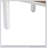 40.16" Rattan Coffee table, sliding door for storage, metal legs