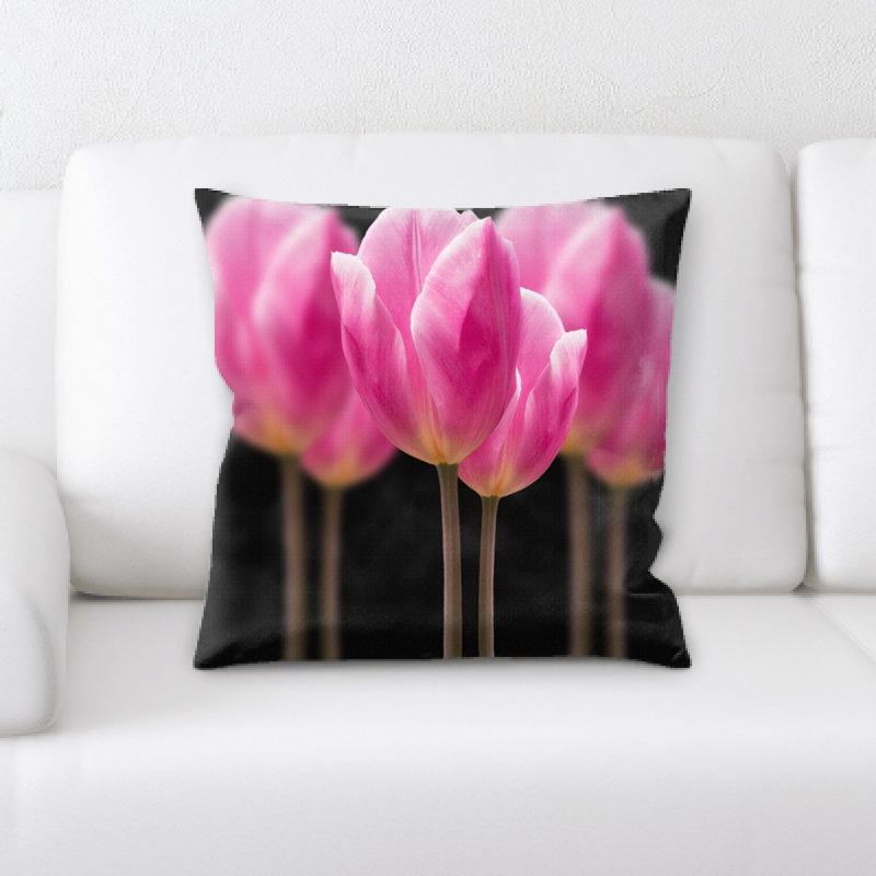 Coussin décoratif fleurs