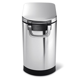 simplehuman Pet Food Storage Container Stainless Steel for Dog Food, Cat Food, and Bird Feed