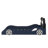 A Wooden Twin-Size Platform Bed Designed In The Shape Of A Race Car, Equipped With LED Lights-64850982