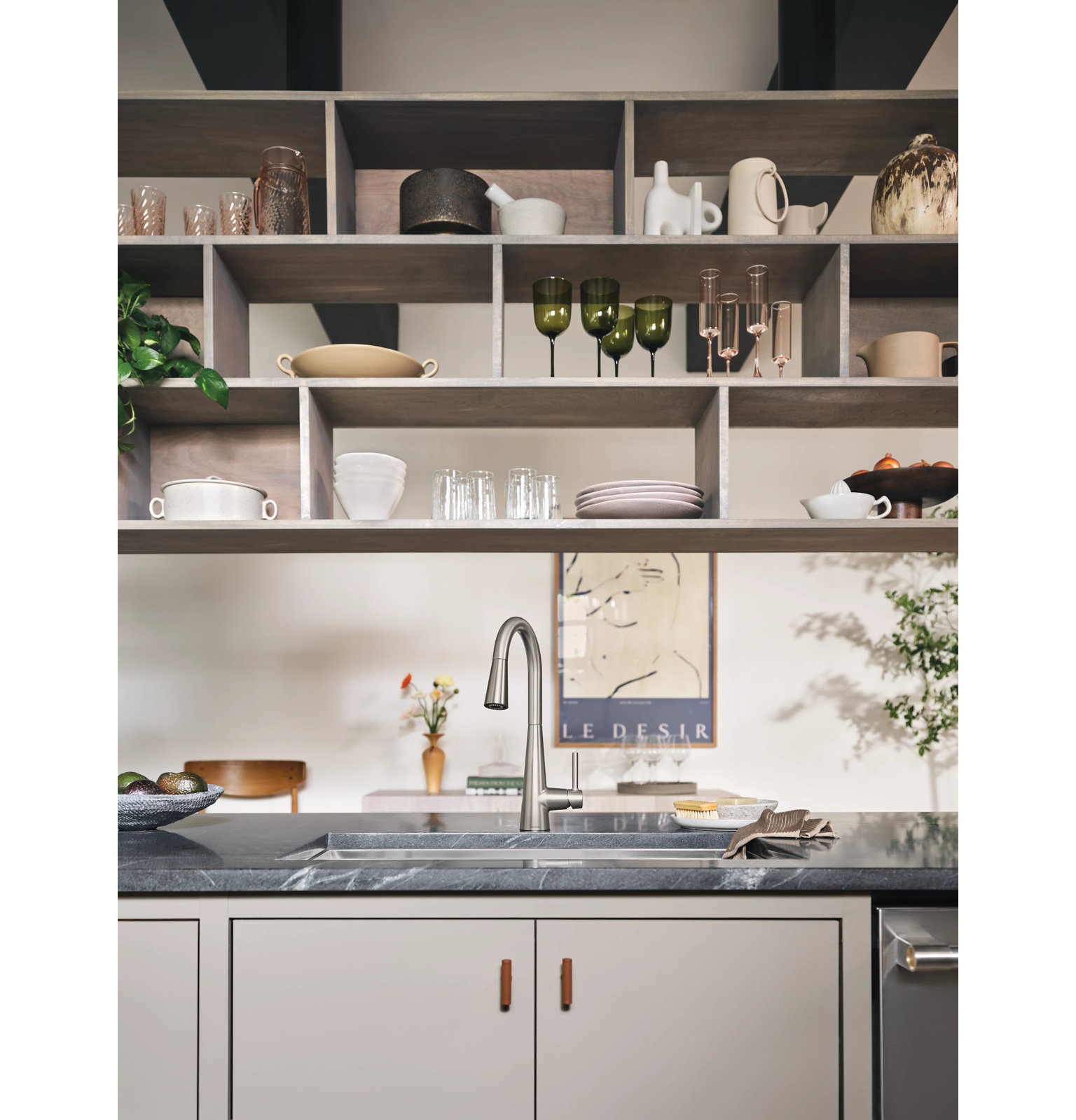 Moen Sleek MotionSense Pull-Down Faucet, Spot Resist Stainless