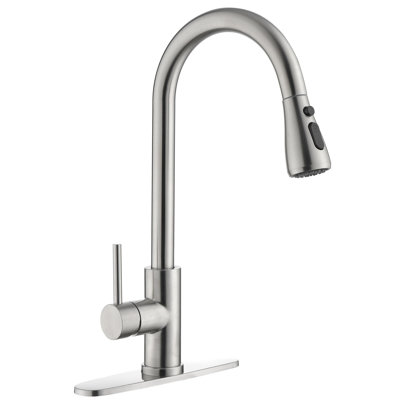 KISRAIS Pull Down Kitchen Faucet