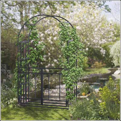 Tonnelle de jardin en métal Outsunny