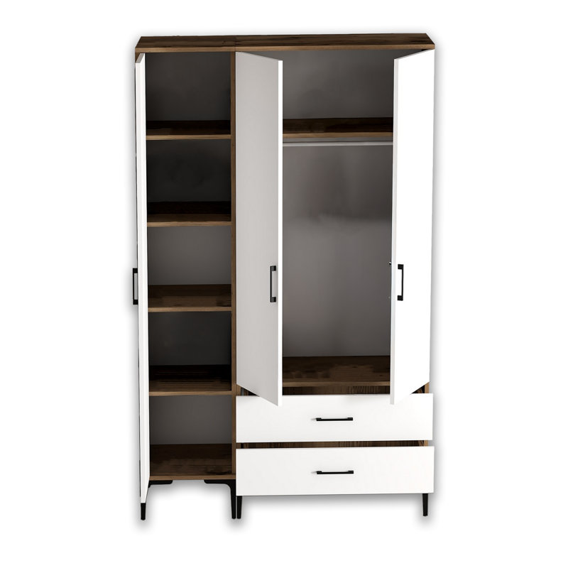 Armoire autoportante avec 2 tiroirs
