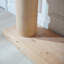 Console en bois avec piédestal à colonne