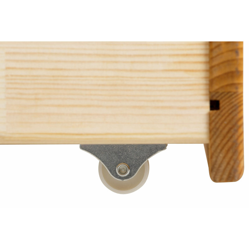 Demorest Underbed Storage Drawers, Natural Brown Oil