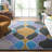 Amier Soho Hand Tufted Wool And Viscose Abstract Rug-1039455479