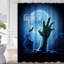 Rideau de douche Halloween avec zombie Halloween-1746342289