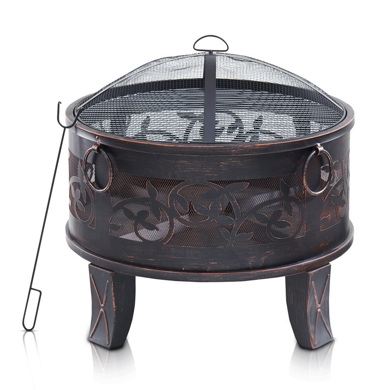 Fonda Round Cast Iron Smokeless Fire Pit