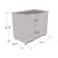 Table de chevet 25,2 po Averett