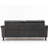 Stanton 80" Dark Gray Linen Sofa with Tufted Arms