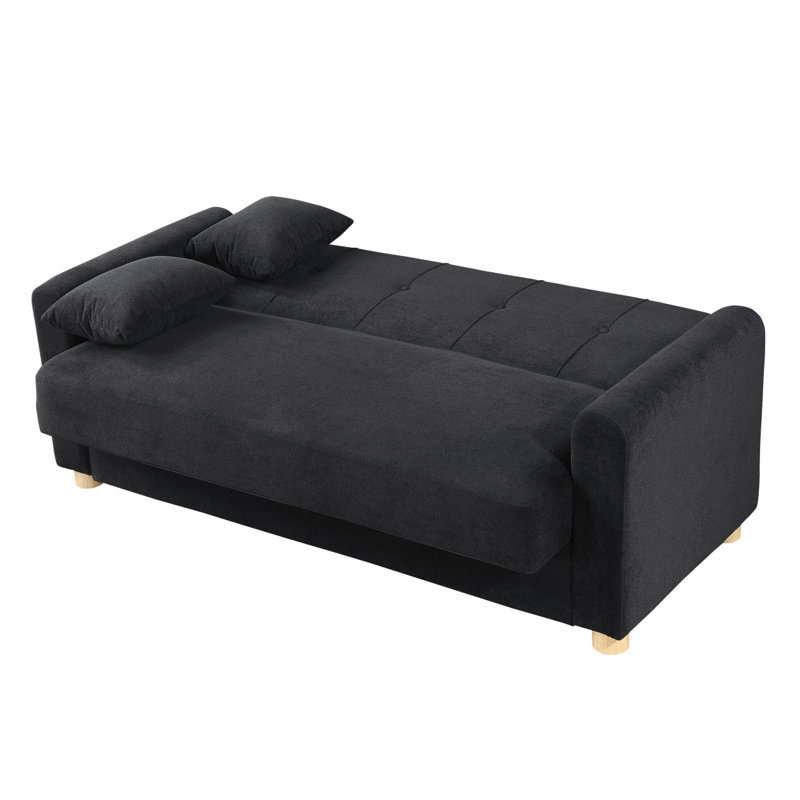 Causeuse-lit convertible en tissu Modern