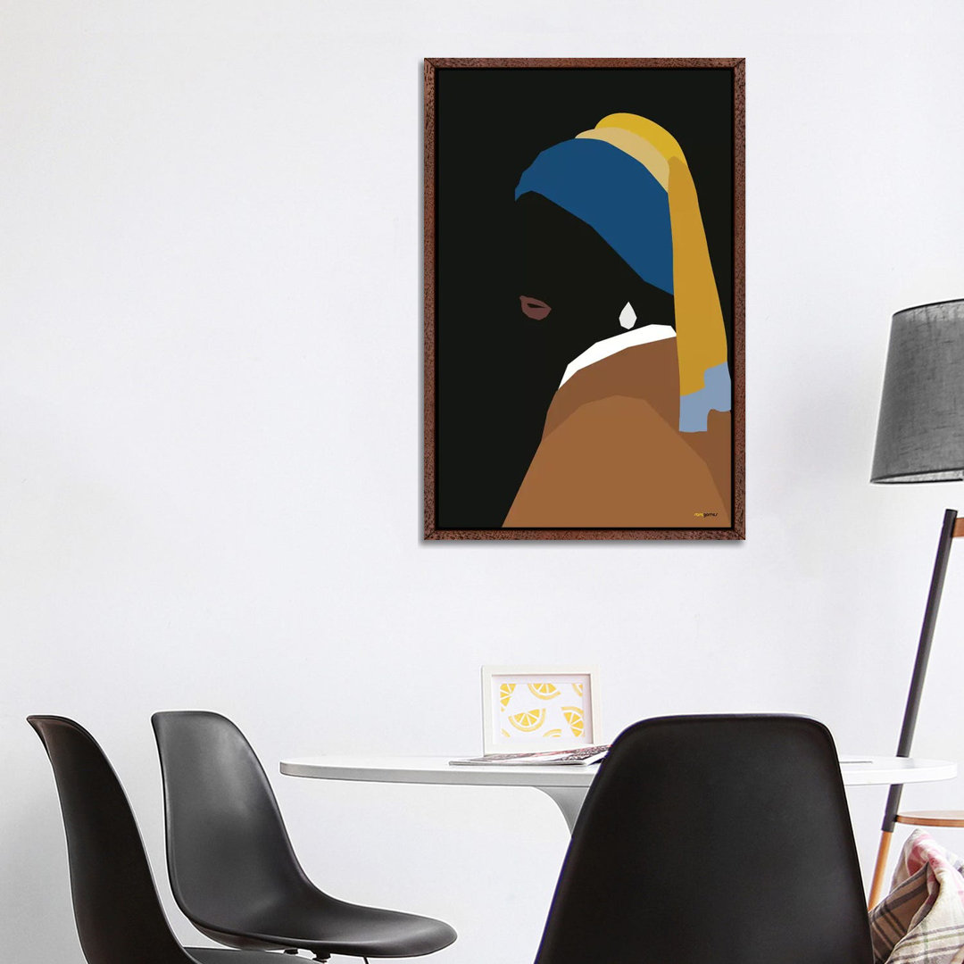 Girl With An Earring von Rafael Gomes - Galerie- Giclée auf Leinwand