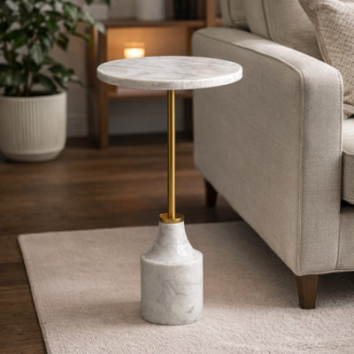 Mars Marble Side Table