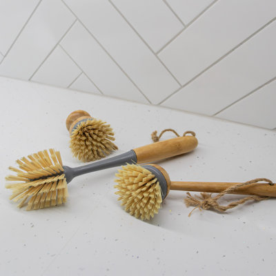 Bamboo Cleaning Essentials, Dish Brush Selection
