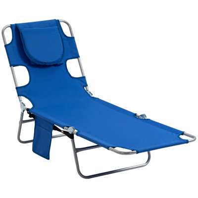 Haritz Foldable Sun Loungers Beach Chaise Lounge