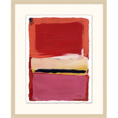 «Color Study», reproduction encadrée sur verre 3 pi