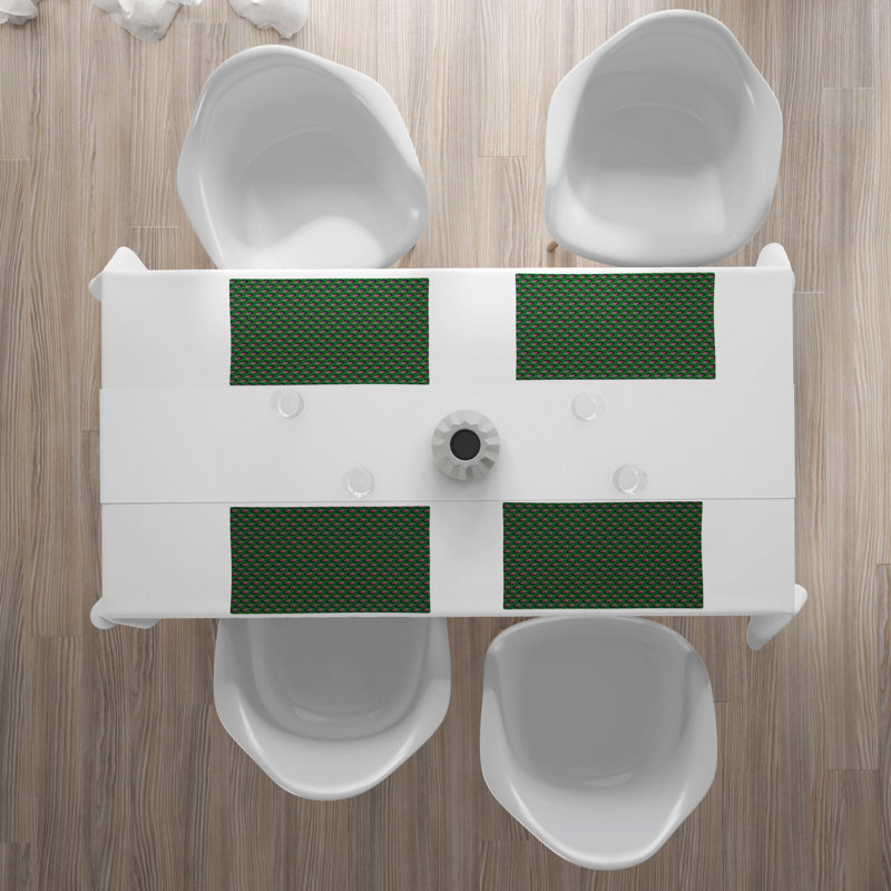 Polyester Geometric Rectangle Placemat