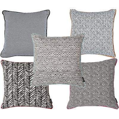 Geometric Square Cushion Cover