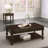Modern Traditional Style End Table With Drawer And Bottom Shelf Espresso Finish Living Room Furniture 1Pc
