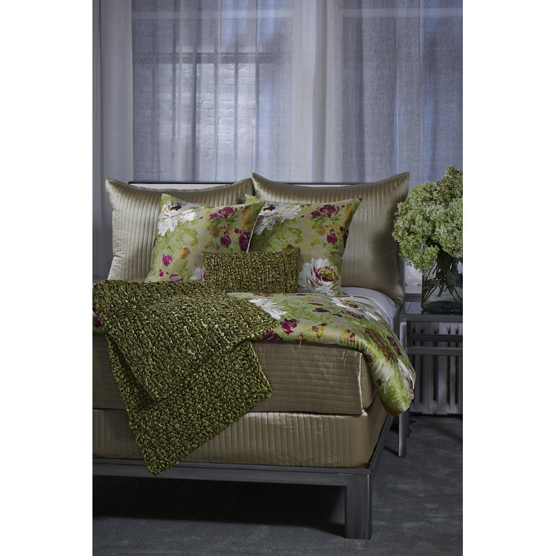 Ribbon Knit Throw Blanket, Cream