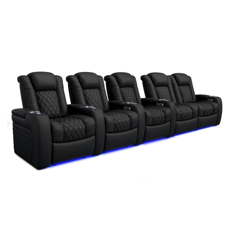 Rangée Onyx de chaleur et de massage par gravité flottant zéro-5-Causeuse-droite-régulière Tuscany