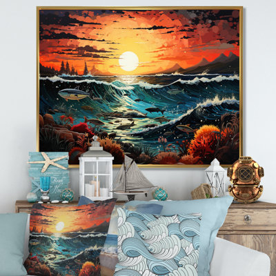 Beach Photo Surf And Turf II - Nautical & Beach Canvas Prints