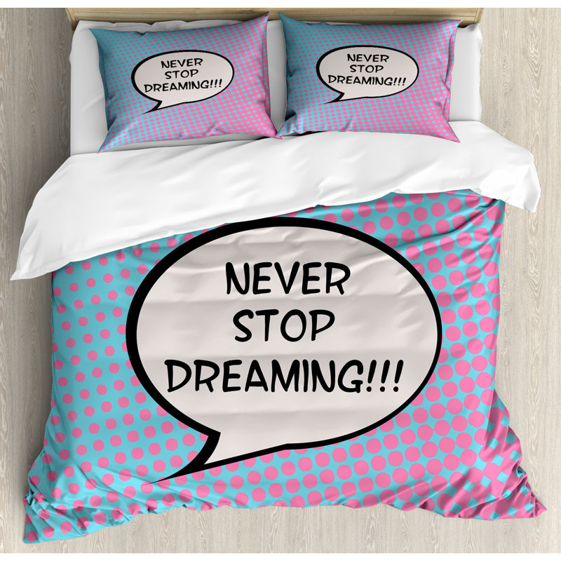 Modern & Contemporary Polyester Duvet Cover, King Duvet Cover + 2 Shams