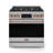 Gordon Ramsay by THOR Kitchen 36 Inch Professional Liquid Propane Range with Tilt Panel Touch Control-110998043