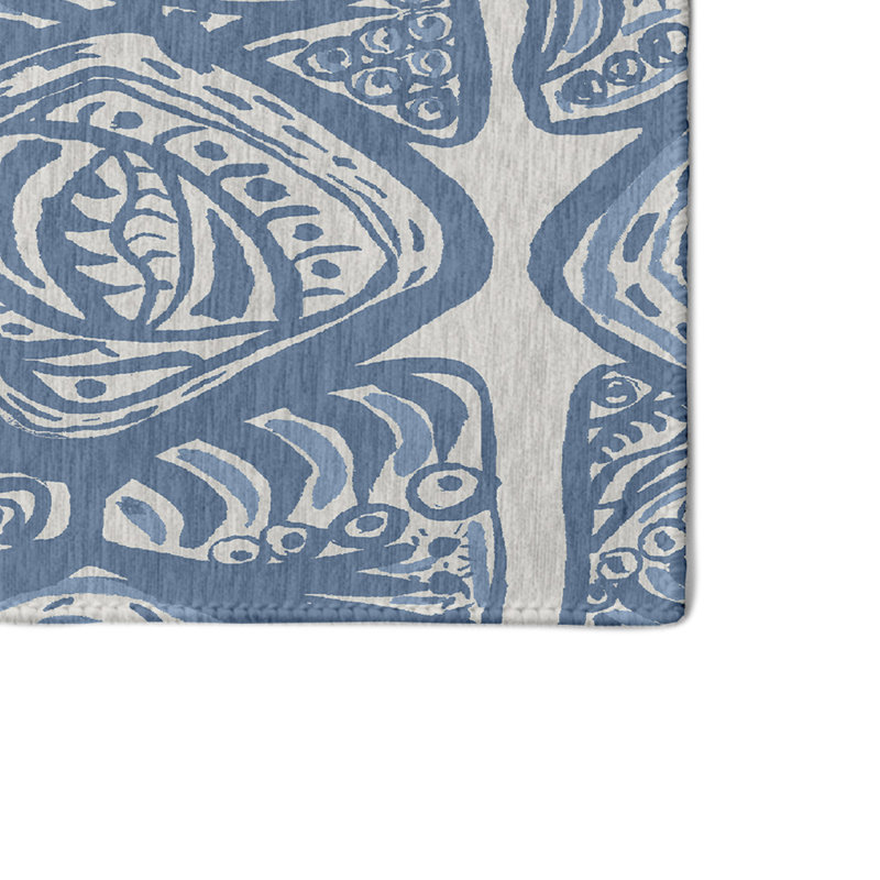 Safari Chenille Geometric Indoor Rug, Round 5'