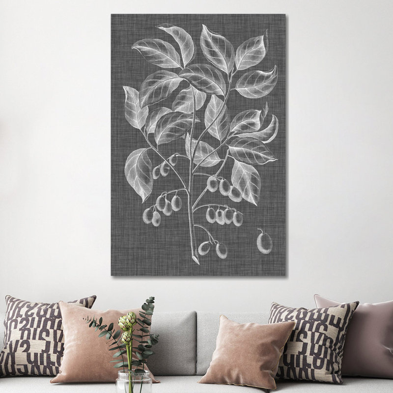 Graphic Foliage V by Vision Studio - Wrapped Canvas Print, 152.5 cm H x 101.5 cm W
