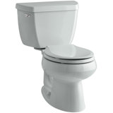 Wellworth® 1.28 GPF Water Efficient Round Two-Piece toilet (Seat Not Included)